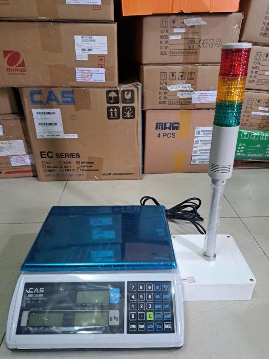 Cân đếm điện tử EC II  kết nối đèn cảnh báo